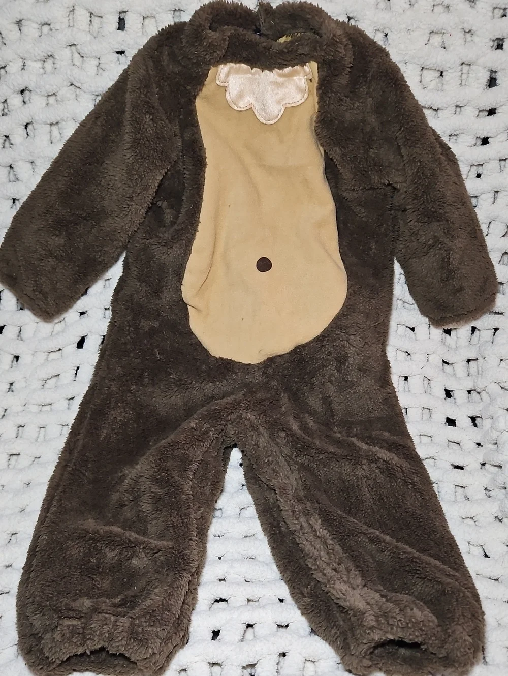 Toddler Little Monkey Halloween Costume New Size 3T 3-4 Years Brown
